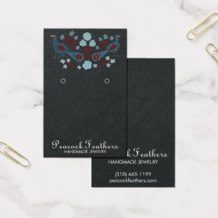 Tarjeta de visualización de joyas de collar de ore