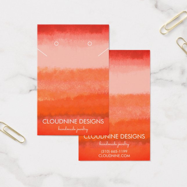 Tarjeta de visualización de joyas de collar de pin (Oficina)