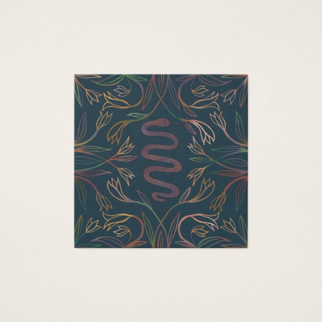 Tarjeta de visualización de joyas de collar de ser (Anverso)