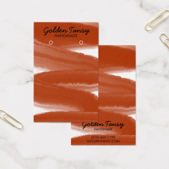 Tarjeta de visualización de joyas de collar de zan (Oficina)