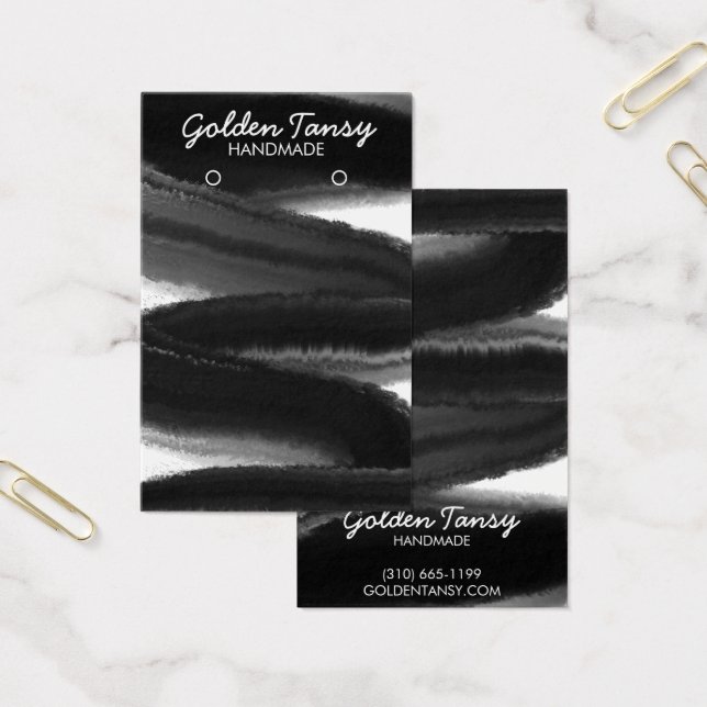 Tarjeta de visualización de joyas de collar de zan (Oficina)