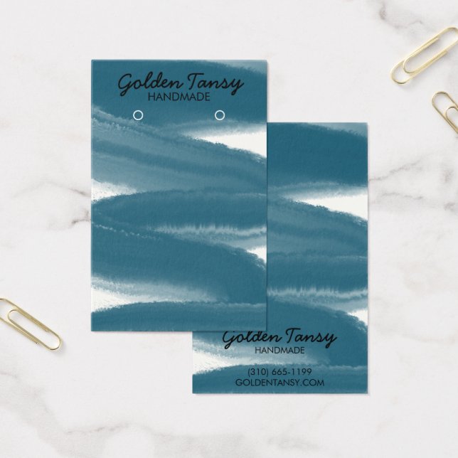 Tarjeta de visualización de joyas de collar de zan (Oficina)