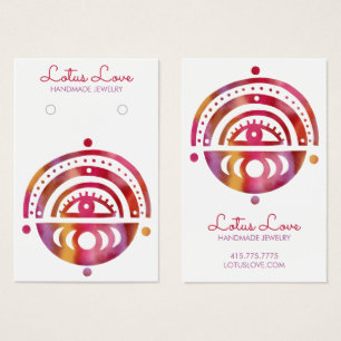 Tarjeta de visualización de joyas de collar para l