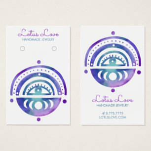 Tarjeta de visualización de joyas de collar para l