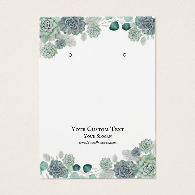 Tarjeta de visualización de joyas de consuelo, acu (Frente)