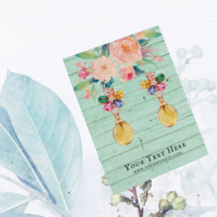Tarjeta de visualización de joyas de consuelo ・ Fl