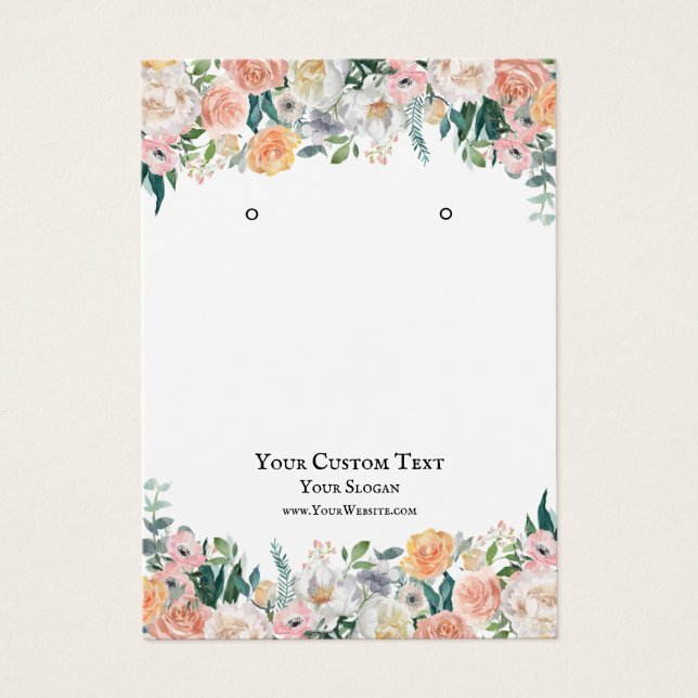 Tarjeta de visualización de joyas de consuelo, flo (Frente)