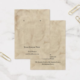 Tarjeta de visualización de joyas de consuelo, tex