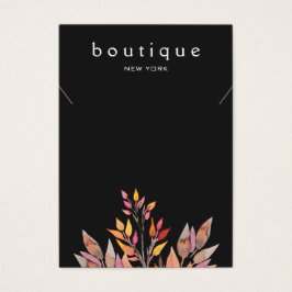 Tarjeta de visualización de joyas de cuello de tie