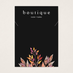 Tarjeta de visualización de joyas de cuello de tie