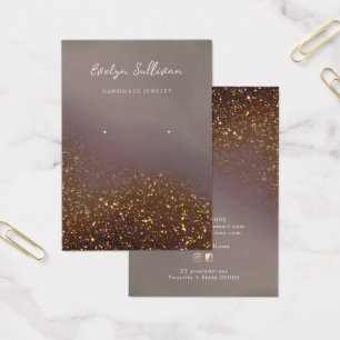 Tarjeta de visualización de joyas de diseño de pur