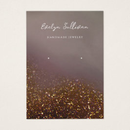 Tarjeta de visualización de joyas de diseño de pur