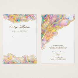 Tarjeta de visualización de joyas de diseño óptico