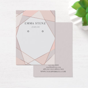 Tarjeta de visualización de joyas de ganadería ・ O