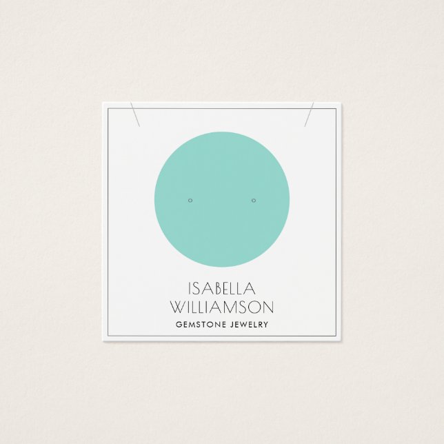 Tarjeta de visualización de joyas de giro de círcu (Anverso)