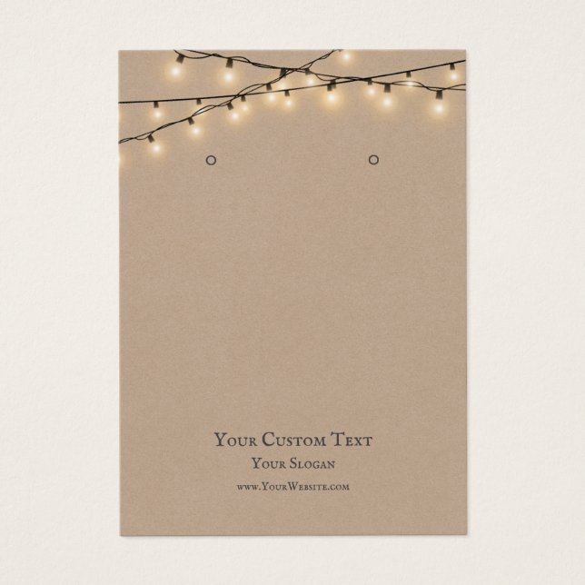 Tarjeta de visualización de joyas de giro, luces d (Frente)
