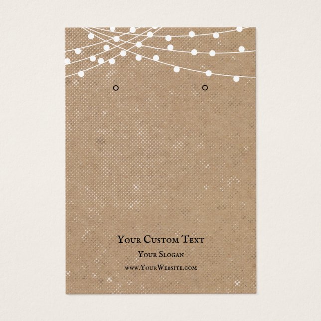 Tarjeta de visualización de joyas de giro, luces d (Frente)