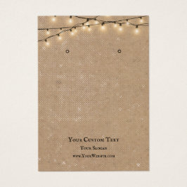 Tarjeta de visualización de joyas de giro, luces d