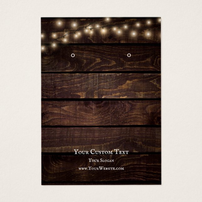 Tarjeta de visualización de joyas de giro, luces d (Frente)