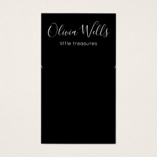 Tarjeta de visualización de joyas de ingresos negr