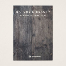 Tarjeta de visualización de joyas de maderas rusas