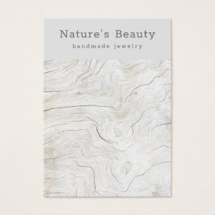 Tarjeta de visualización de joyas de maderas templ