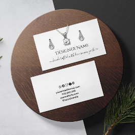 Tarjeta de visualización de joyas de Moda y clásic