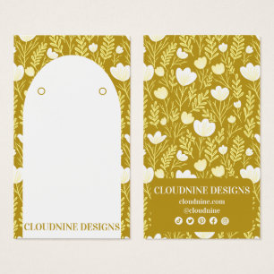 Tarjeta de visualización de joyas de mustard para