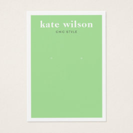 Tarjeta de visualización de joyas de orientación v