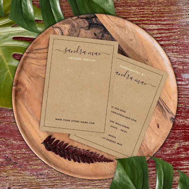 Tarjeta de visualización de joyas de papel de Kraf (Subido por el creador)