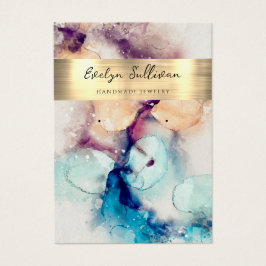 Tarjeta de visualización de joyas de Relieve metal