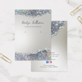 Tarjeta de visualización de joyas de Relieve metal