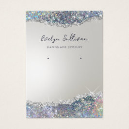 Tarjeta de visualización de joyas de Relieve metal