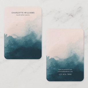 Tarjeta de visualización de joyas de Rubor y Navy 