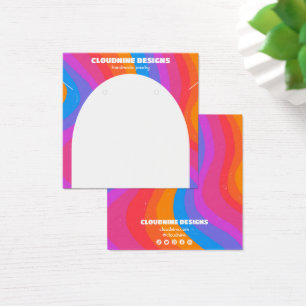 Tarjeta de visualización de joyas del collar de ar
