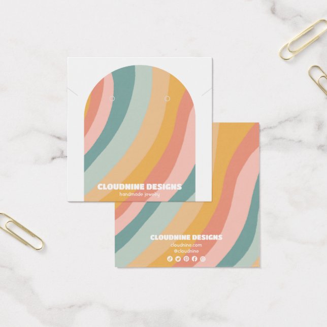 Tarjeta de visualización de joyas del collar de ar (Oficina)