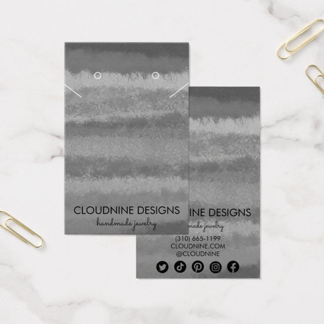 Tarjeta de visualización de joyas del collar de ri (Oficina)