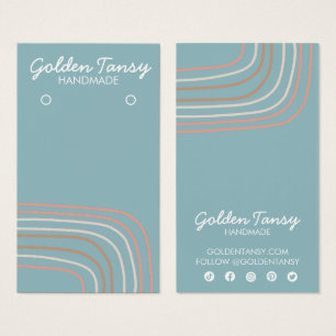 Tarjeta de visualización de joyas del collar del a