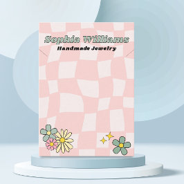Tarjeta de visualización de joyas del collar del c