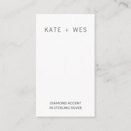 Tarjeta de visualización de joyas Earring & Neckla