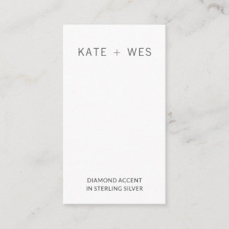 Tarjeta de visualización de joyas Earring & Neckla