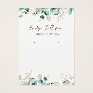 Tarjeta de visualización de joyas Eucalyptus