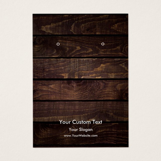 Tarjeta de visualización de joyas para canas, temá (Frente)