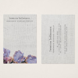 Tarjeta de visualización de joyas para canto de fl