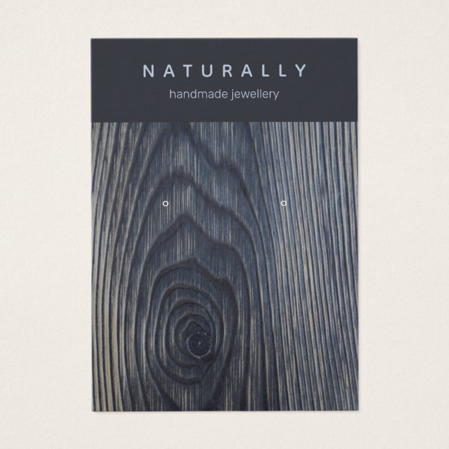 Tarjeta de visualización de joyas para grano de ma (Frente)