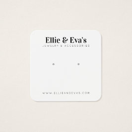 Tarjeta de visualización de joyas personalizado en