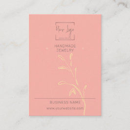 Tarjeta de visualización de joyas QR social de hoj