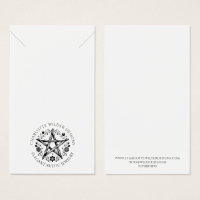 Tarjeta de visualización de joyas rusas de collar