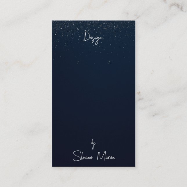 Tarjeta de visualización de joyas Shimmer de media (Anverso)