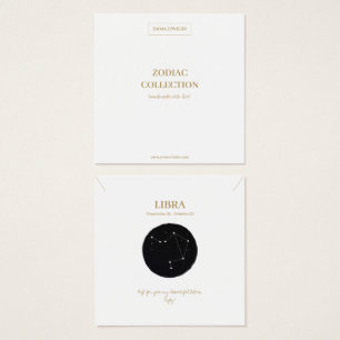 Tarjeta de visualización de joyas Zodiac Rótulo Li